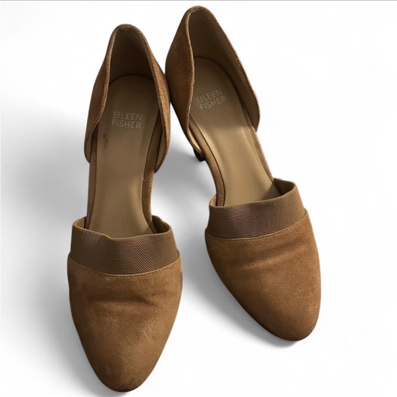 Eileen Fisher Shoes - Eileen Fisher Women's Tan Suede heels